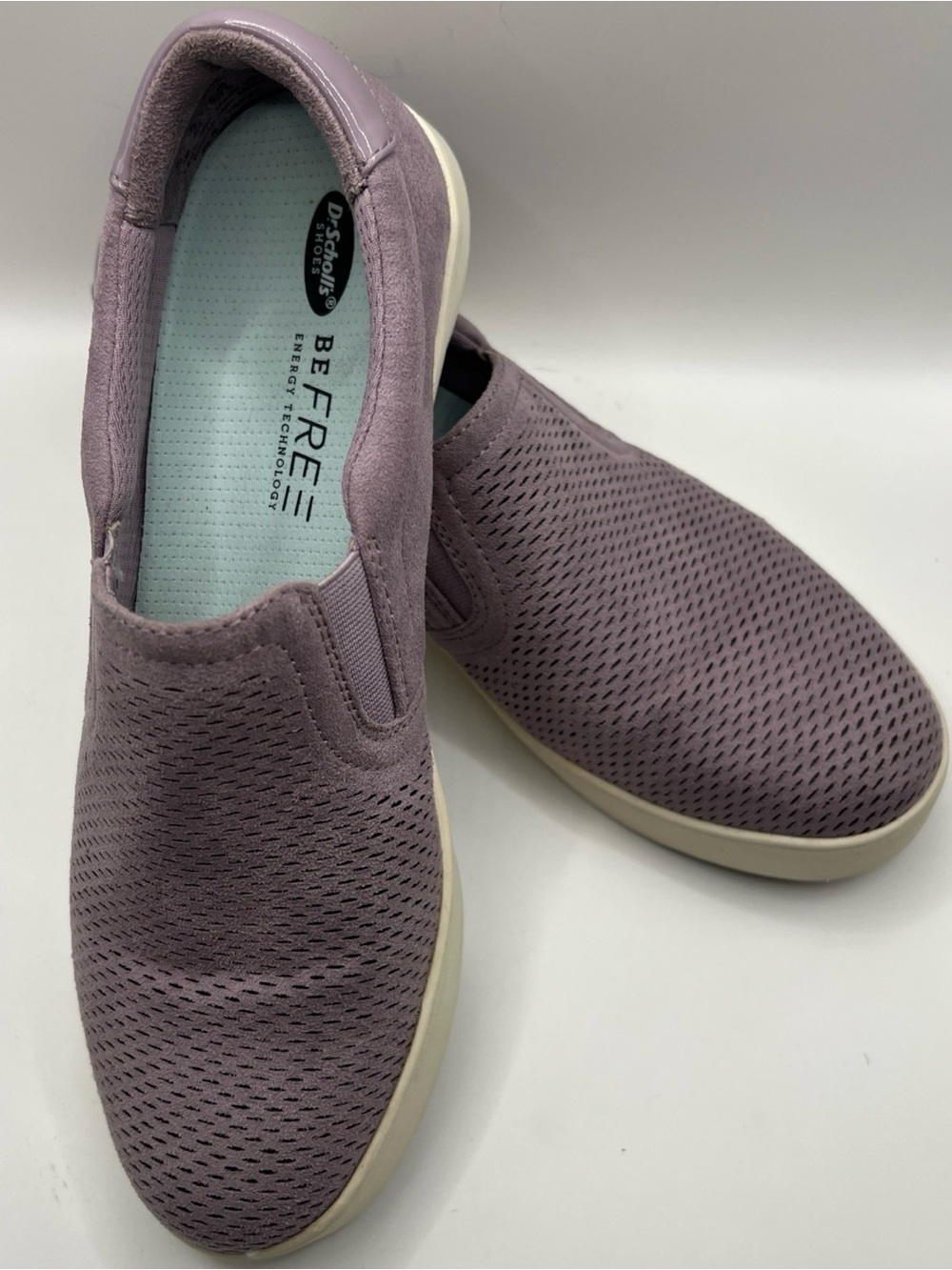 Dr. Scholls Be Free Energy Technology Women Wander Up 7.5M Violet Slip On Loafer